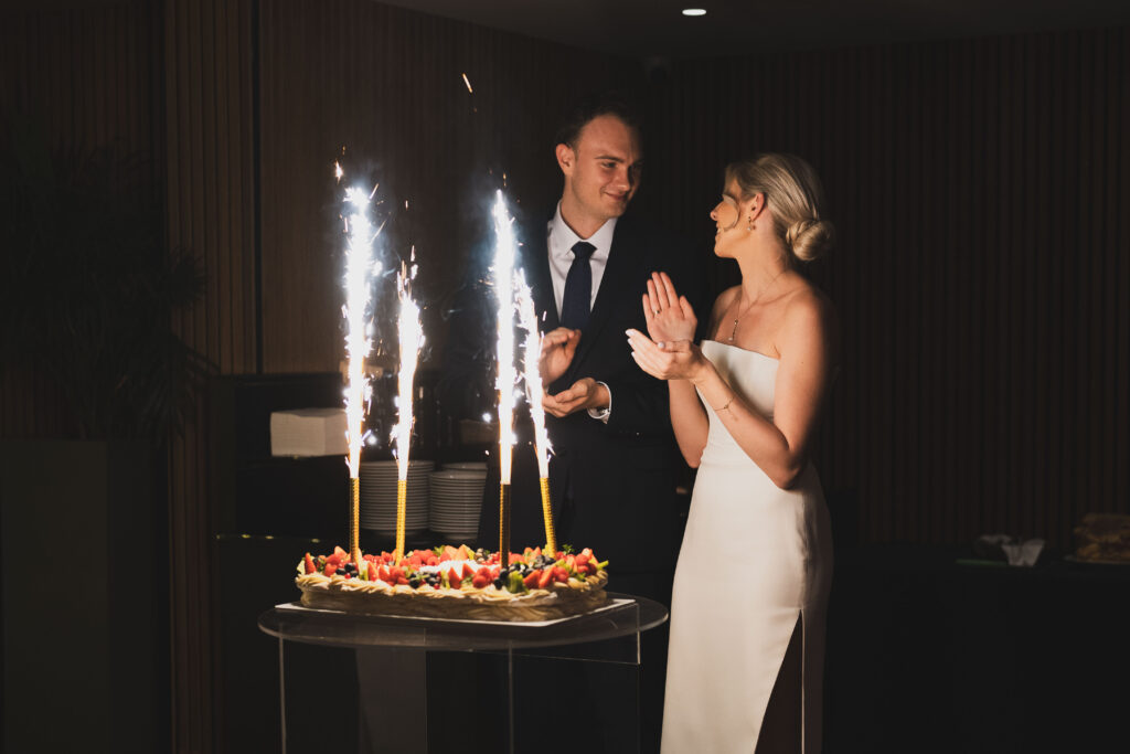 Restauracja Przystań w Olsztynie -tort weselny